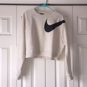 Nike cropped sweatshirt